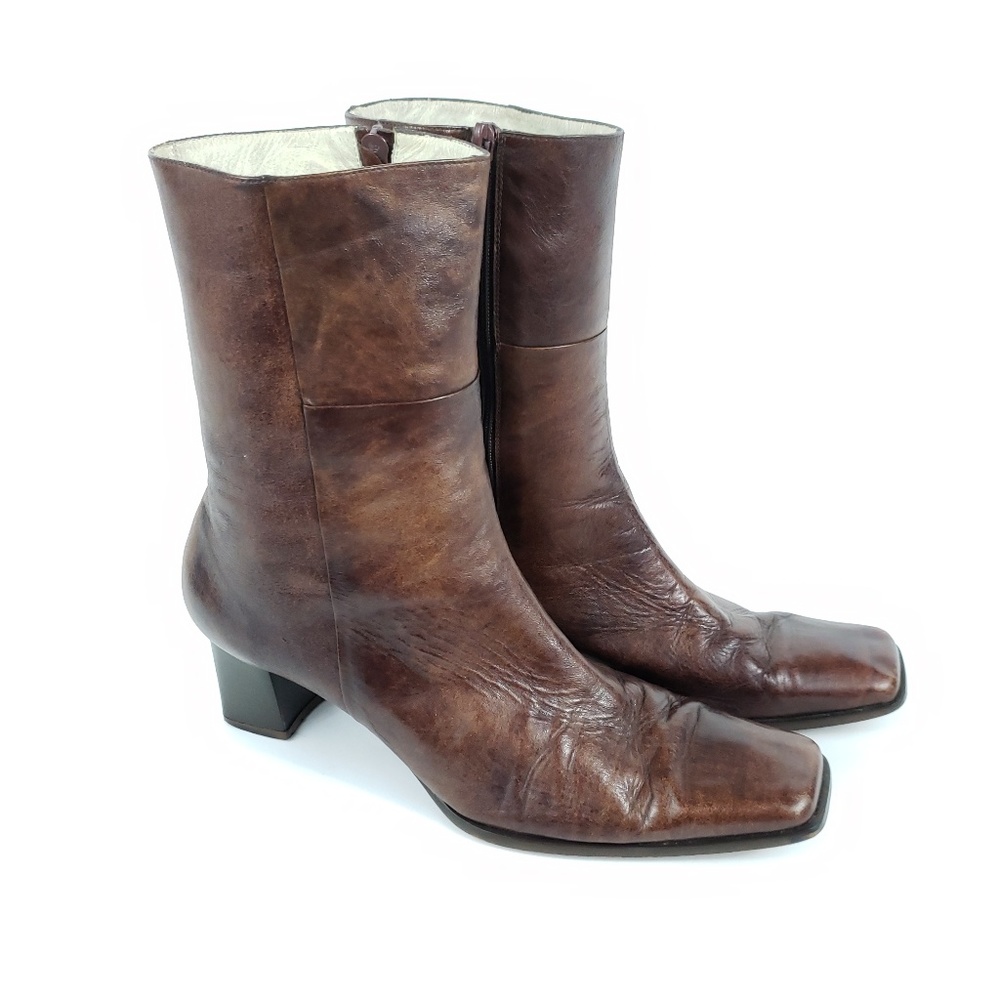 Tihany Genuine Leather Boots sz 40 NO US SIZE**